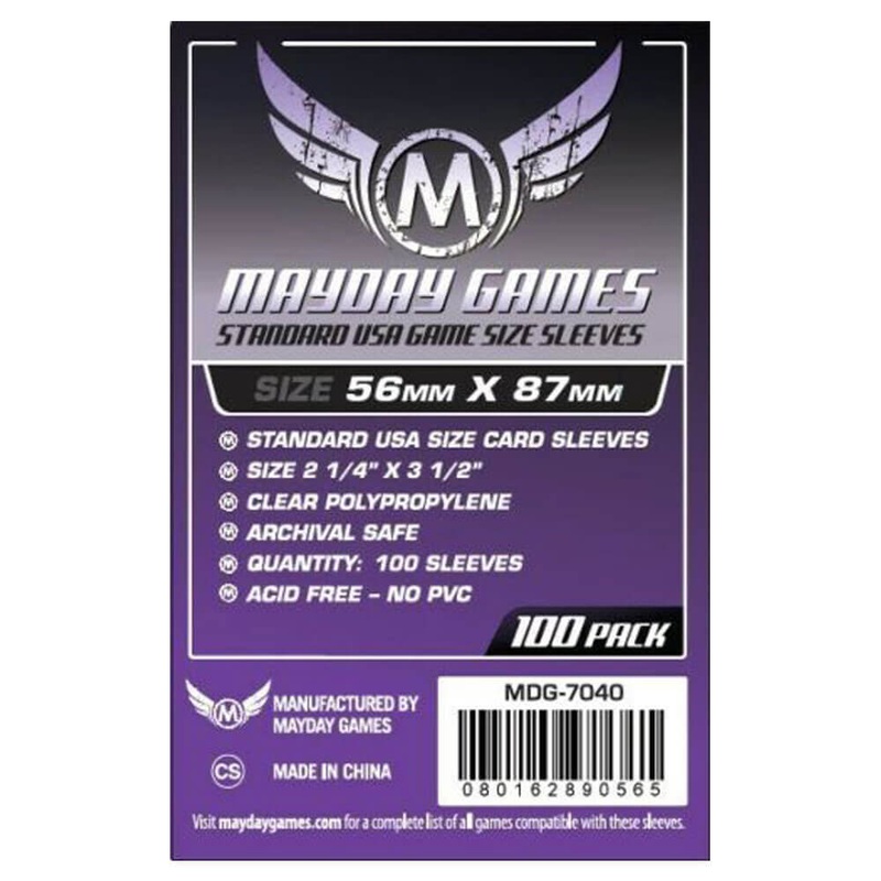Mayday: 100 manches de taille de jeu standard aux tats-Unis (violet)