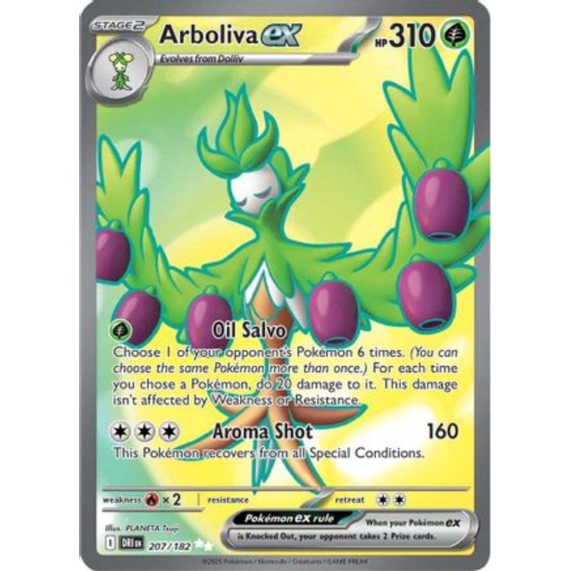 Arboliva ex 207/182  - Holofoil SV10 Destined Rivals - Ultra Rare