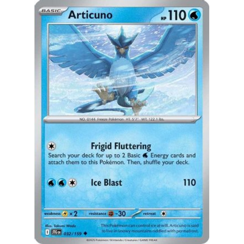 Articuno 032/159  SV09 Journey Together - Uncommon