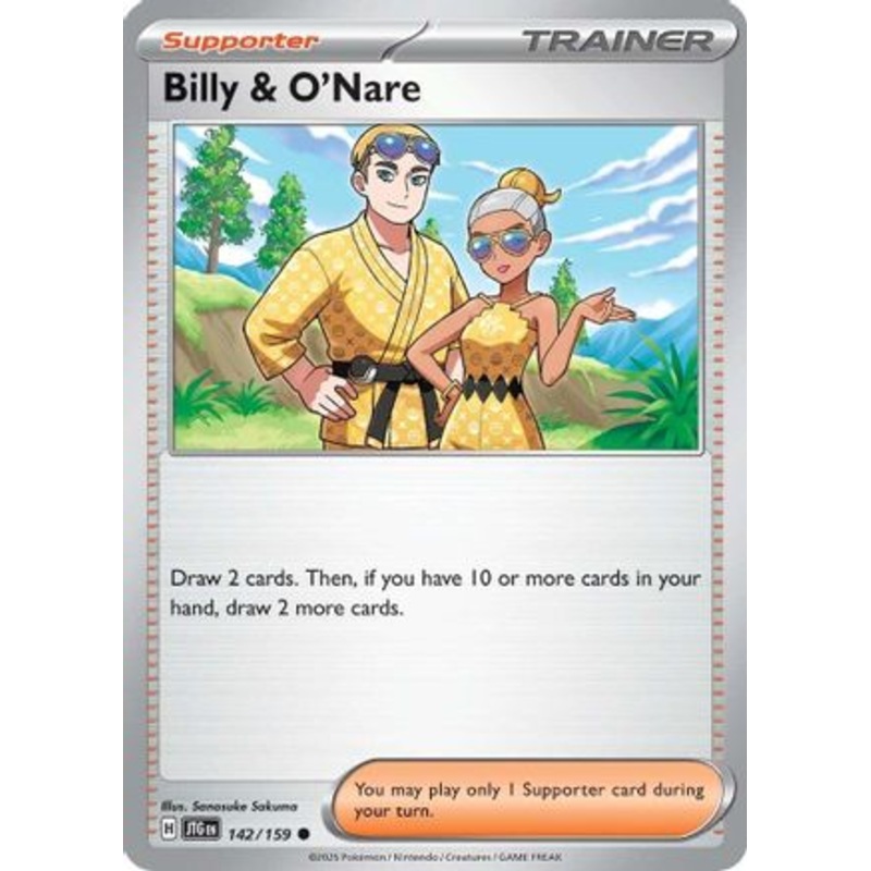 Billy & O'Nare 142/159  SV09 Journey Together - Common