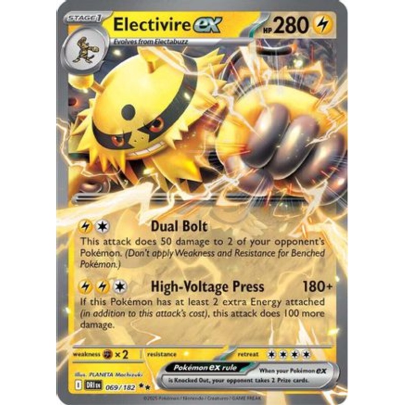 Electivire ex 069/182  - Holofoil SV10 Destined Rivals - Double Rare