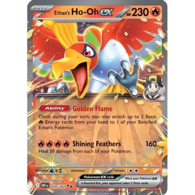 Ethan's Ho 039/182  - Holofoil SV10 Destined Rivals - Double Rare
