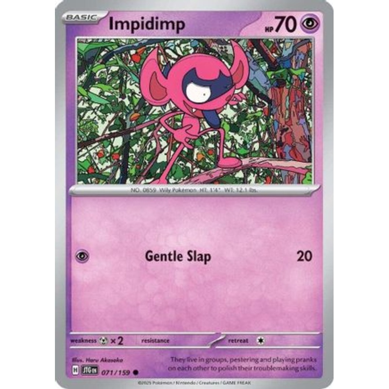 Impidimp 071/159  - Reverse Holofoil SV09 Journey Together - Common