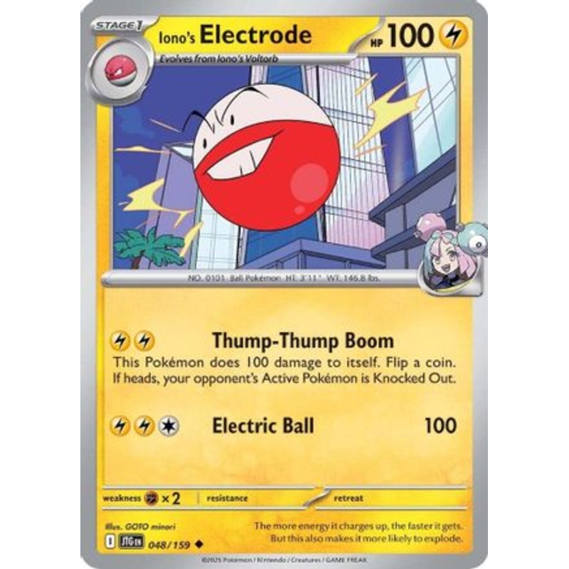 Iono's Electrode 048/159  SV09 Journey Together - Uncommon