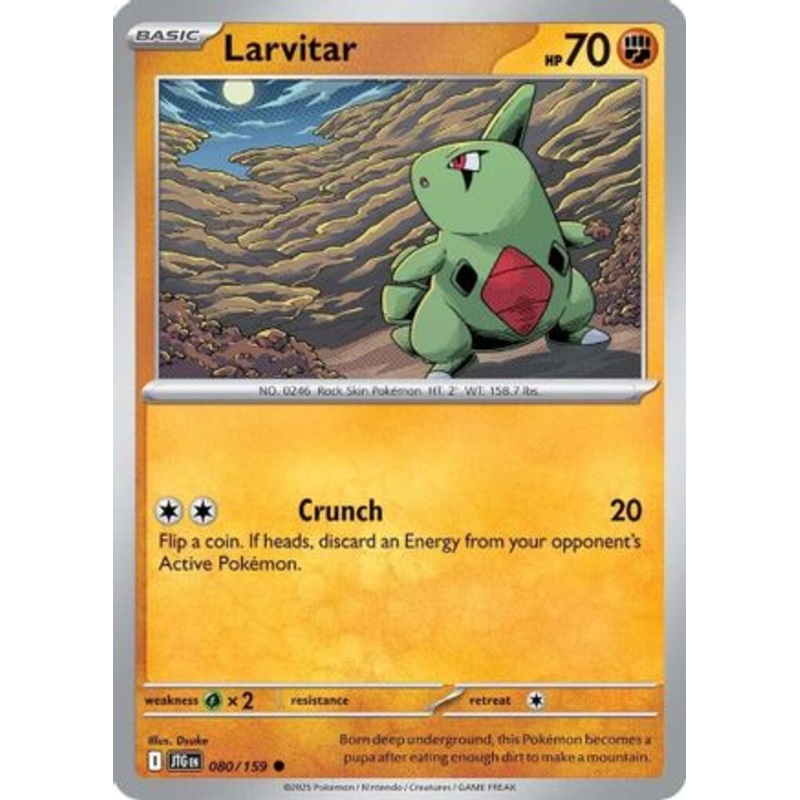 Larvitar 080/159  SV09 Journey Together - Common