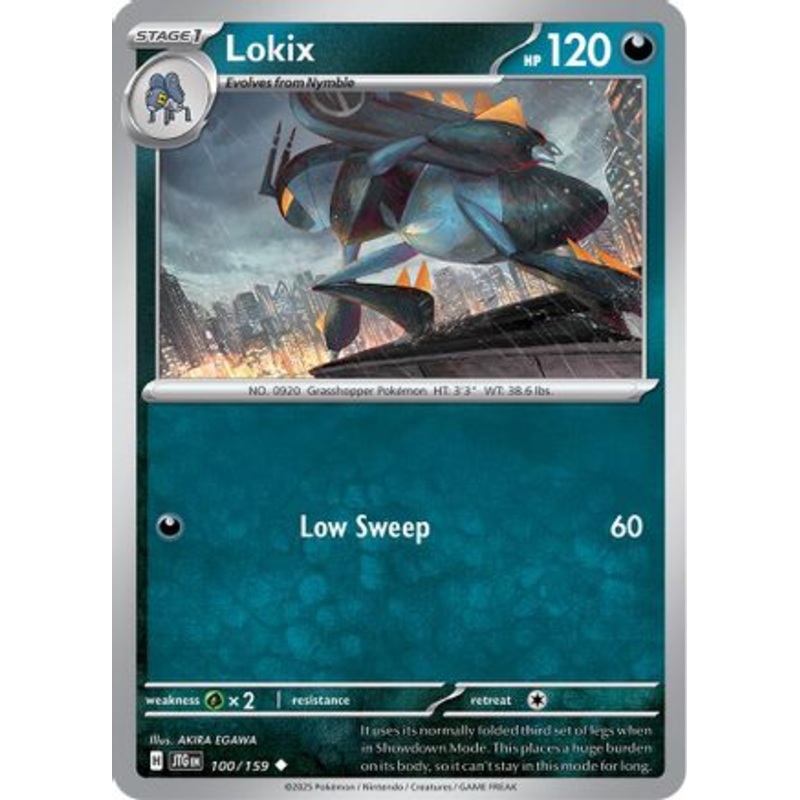 Lokix 100/159  - Reverse Holofoil SV09 Journey Together - Uncommon