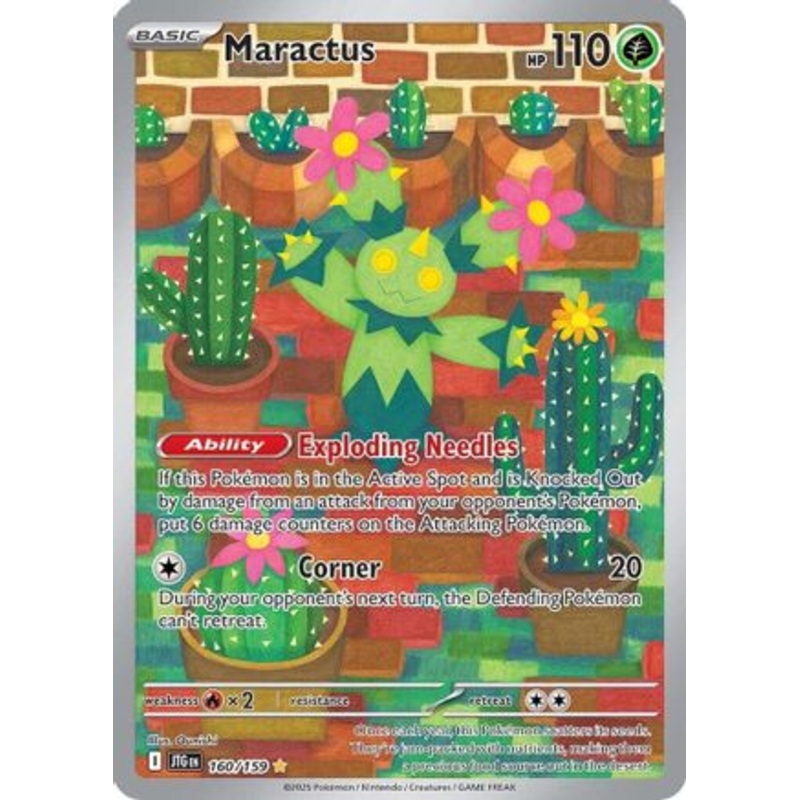 Maractus 160/159  - Holofoil SV09 Journey Together - Illustration Rare