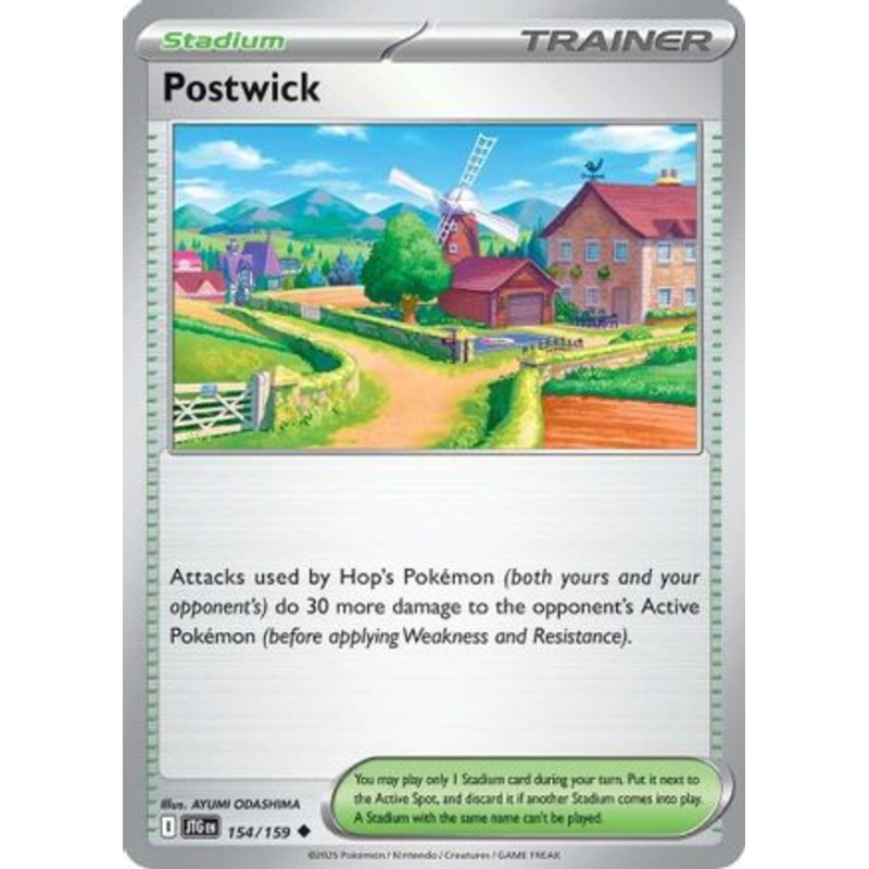 Postwick 154/159  - Reverse Holofoil SV09 Journey Together - Uncommon