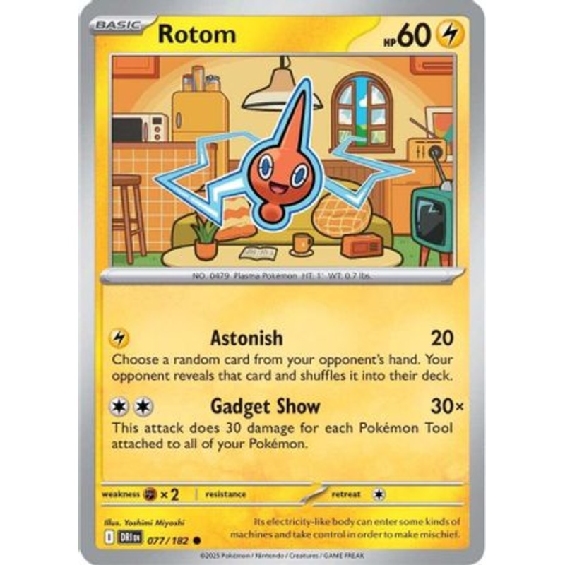 Rotom 077/182  SV10 Destined Rivals - Common