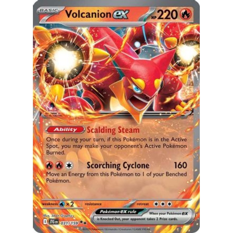 Volcanion ex 031/159  - Holofoil SV09 Journey Together - Double Rare