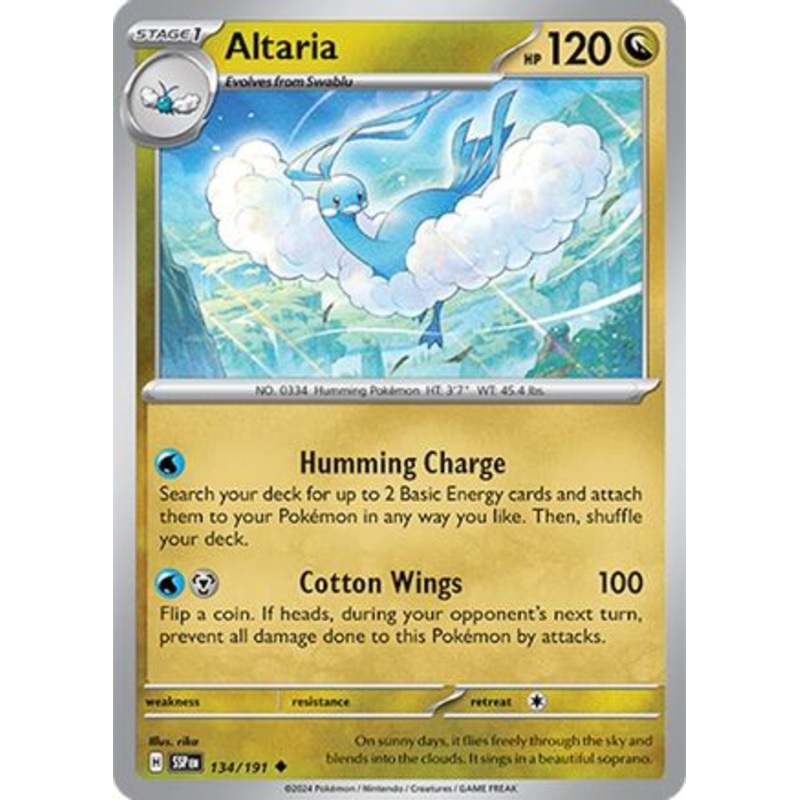 Altaria 134/191  SV08 Surging Sparks - Uncommon