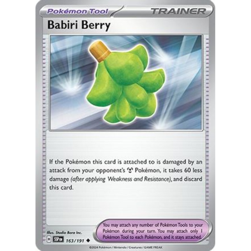 Babiri Berry 163/191  SV08 Surging Sparks - Uncommon