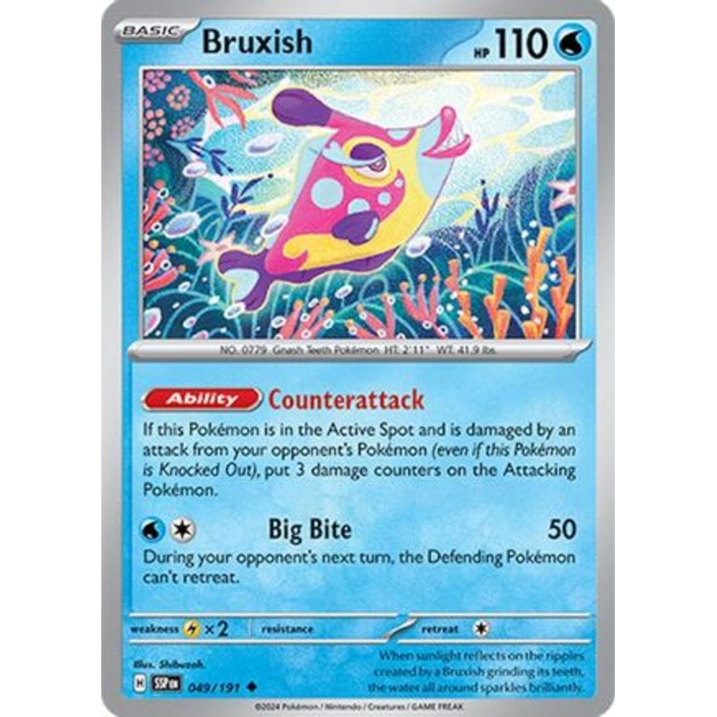 Bruxish 049/191  SV08 Surging Sparks - Uncommon