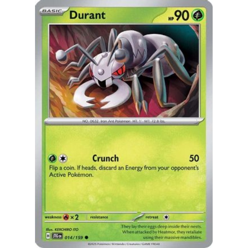 Durant 014/159  - Reverse Holofoil SV09 Journey Together - Common
