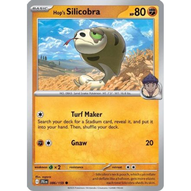 Hop's Silicobra 086/159  SV09 Journey Together - Common
