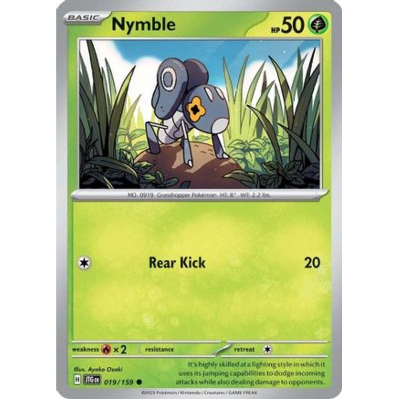 Nymble 019/159  - Reverse Holofoil SV09 Journey Together - Common