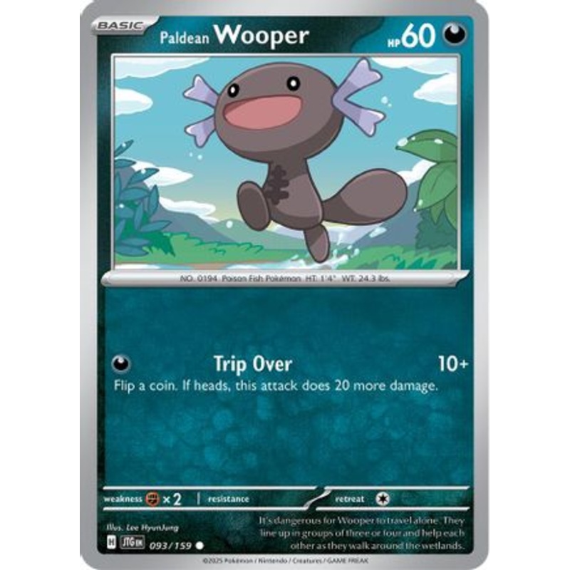 Paldean Wooper 093/159  SV09 Journey Together - Common