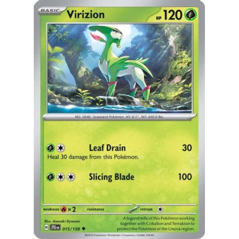 Virizion 015/159  SV09 Journey Together - Uncommon