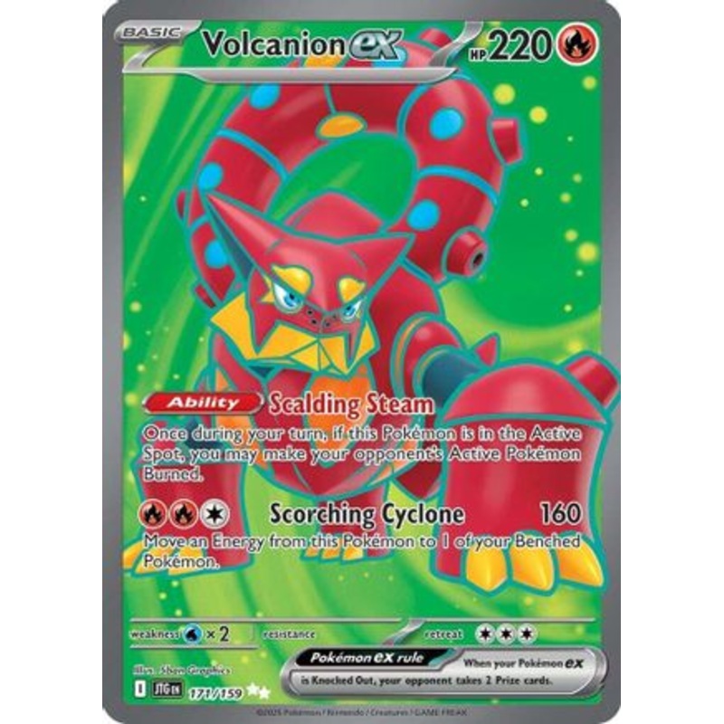 Volcanion ex 171/159  - Holofoil SV09 Journey Together - Ultra Rare
