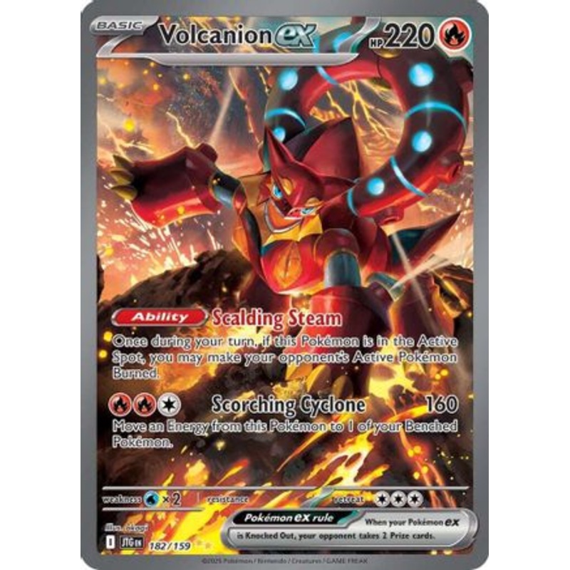 Volcanion ex 182/159  - Holofoil SV09 Journey Together - Special Illustration Rare