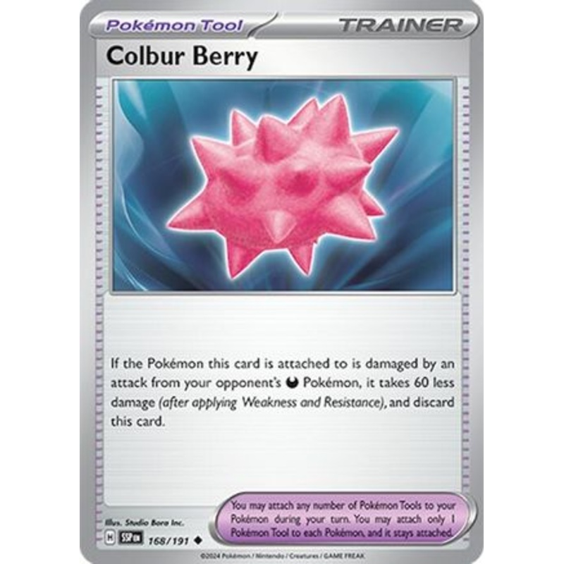 Colbur Berry 168/191  SV08 Surging Sparks - Uncommon
