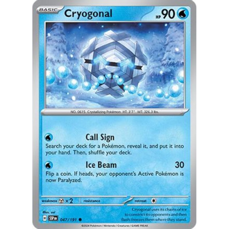 Cryogonal 047/191  SV08 Surging Sparks - Common