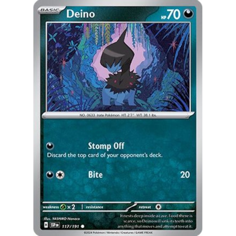 Deino 117/191  SV08 Surging Sparks - Common