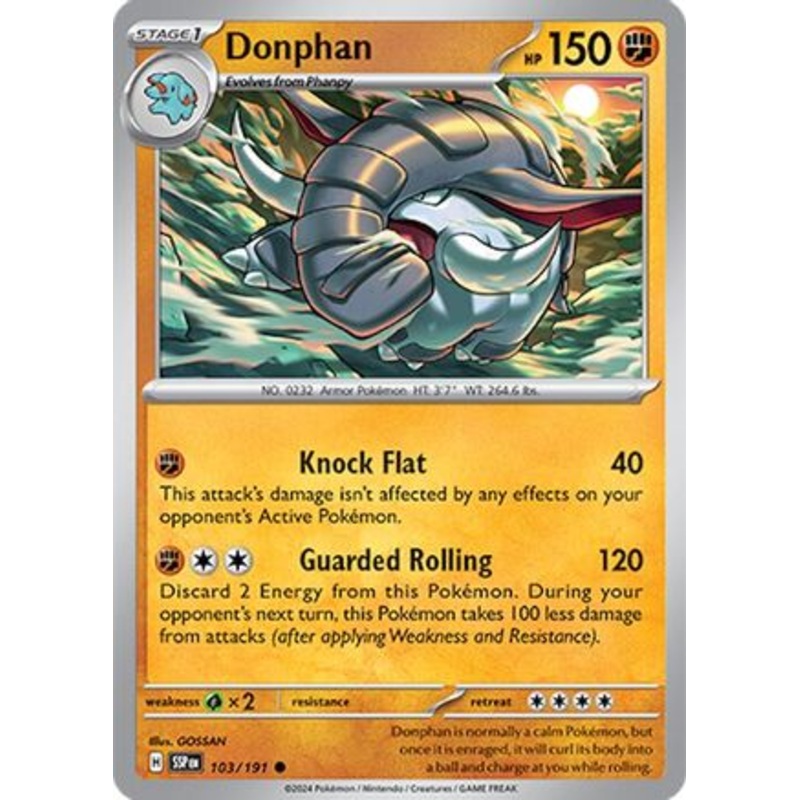 Donphan 103/191  SV08 Surging Sparks - Common