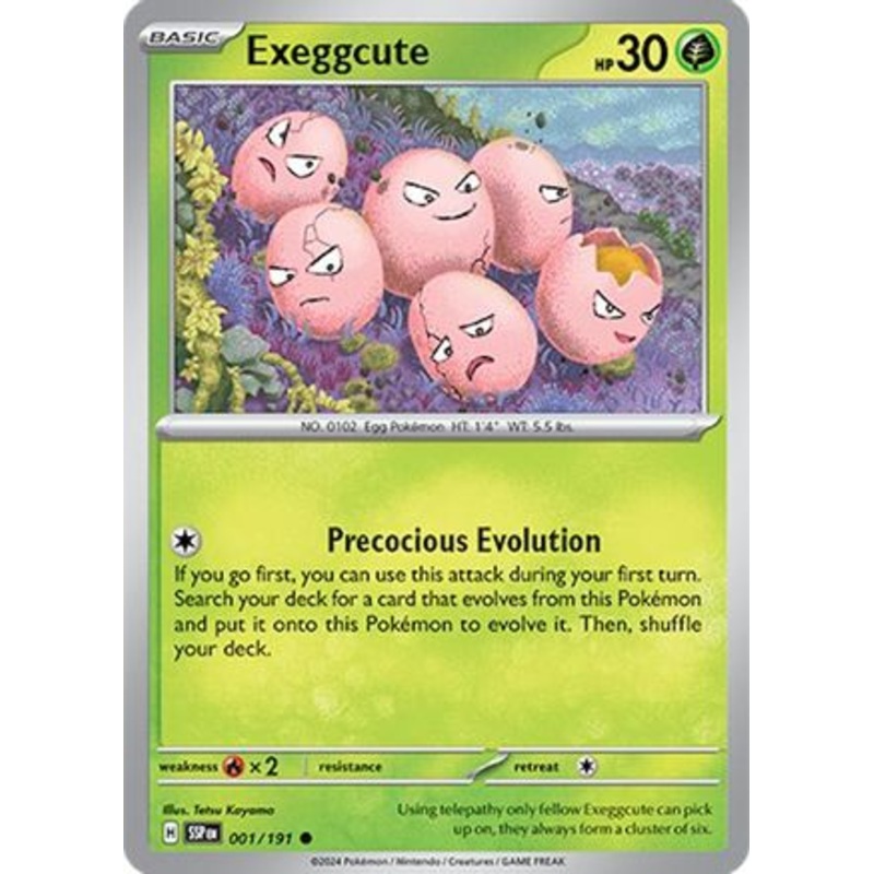 Exeggcute 001/191  SV08 Surging Sparks - Common