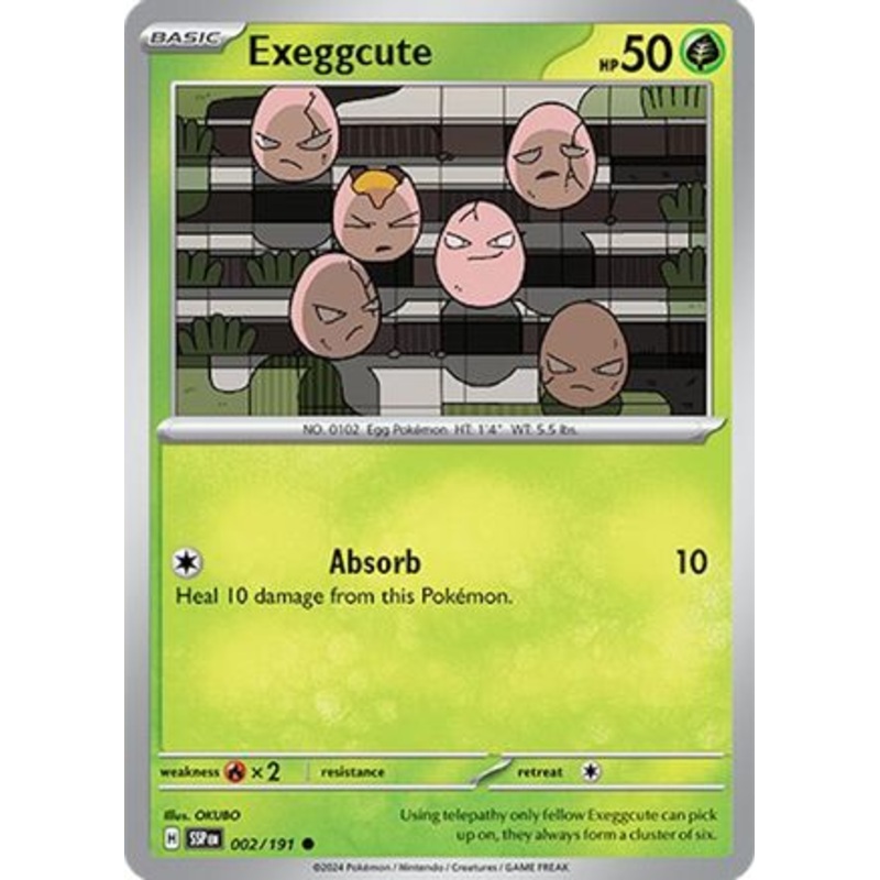 Exeggcute 002/191  SV08 Surging Sparks - Common