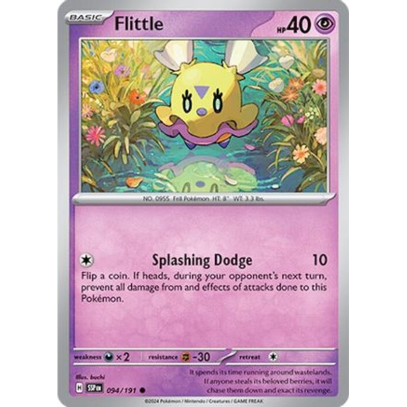 Flittle 094/191  - Reverse Holofoil SV08 Surging Sparks - Common