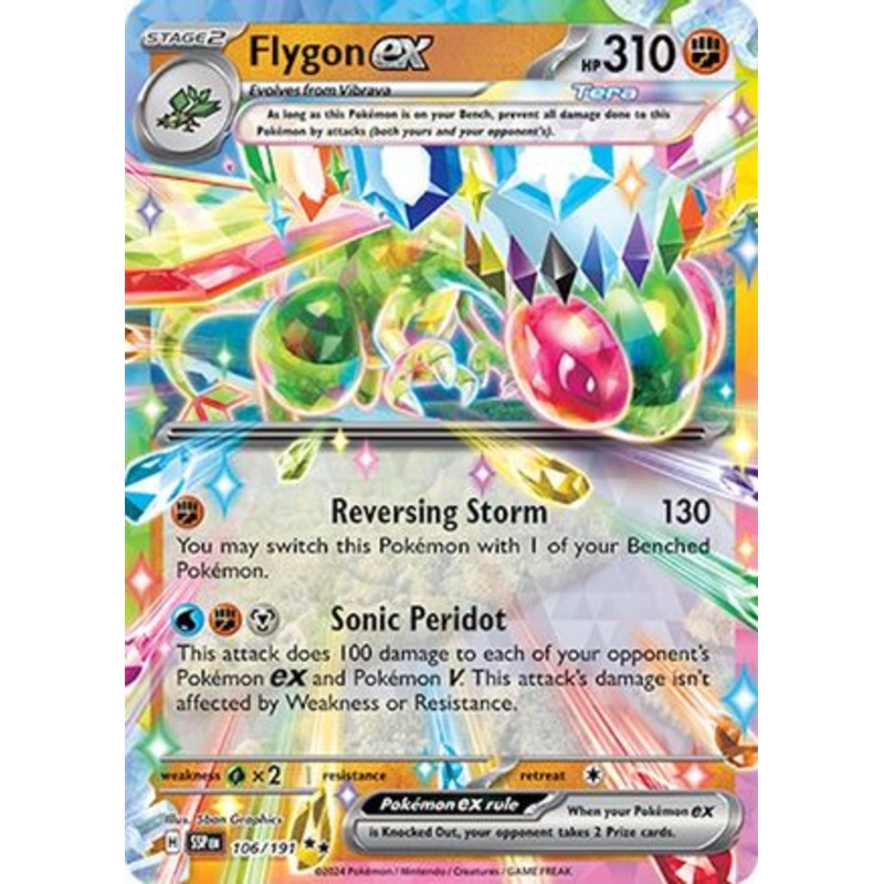 Flygon ex 106/191  - Holofoil SV08 Surging Sparks - Double Rare