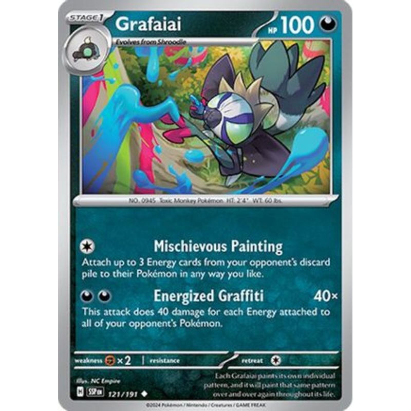 Grafaiai 121/191  SV08 Surging Sparks - Uncommon