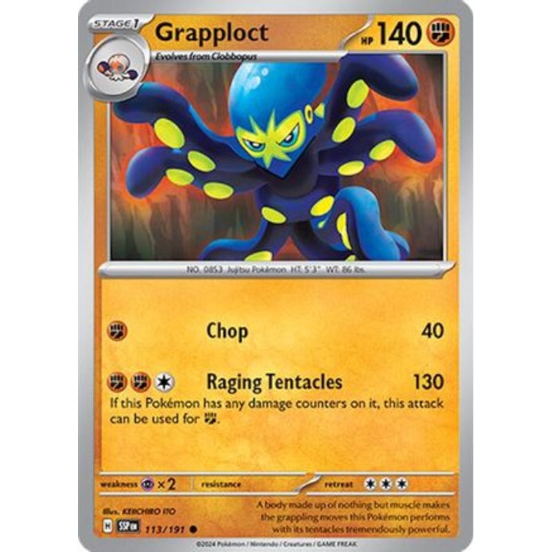 Grapploct 113/191  SV08 Surging Sparks - Common