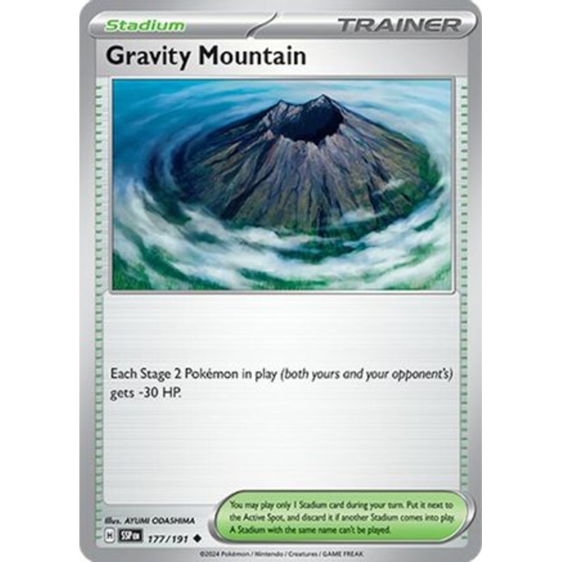 Gravity Mountain 177/191  SV08 Surging Sparks - Uncommon
