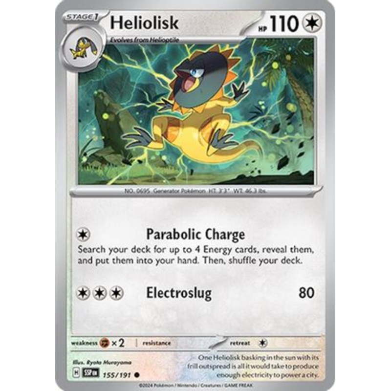 Heliolisk 155/191  SV08 Surging Sparks - Common
