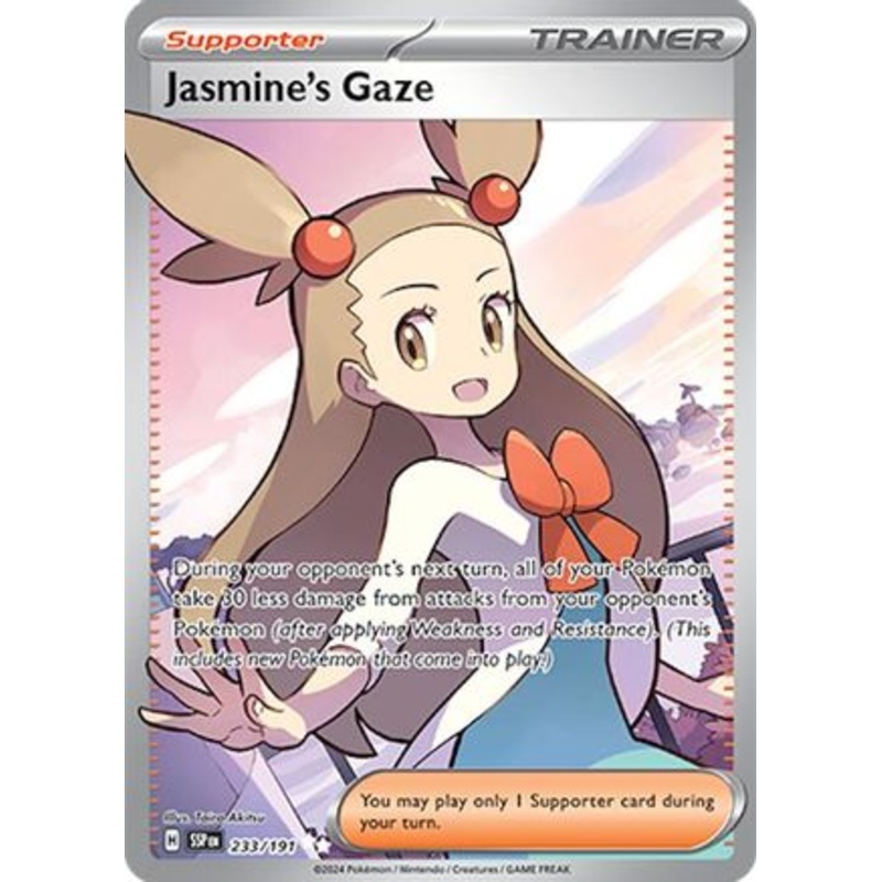 Jasmine's Gaze 233/191  - Holofoil SV08 Surging Sparks - Ultra Rare