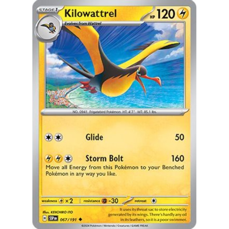 Kilowattrel 067/191  SV08 Surging Sparks - Uncommon