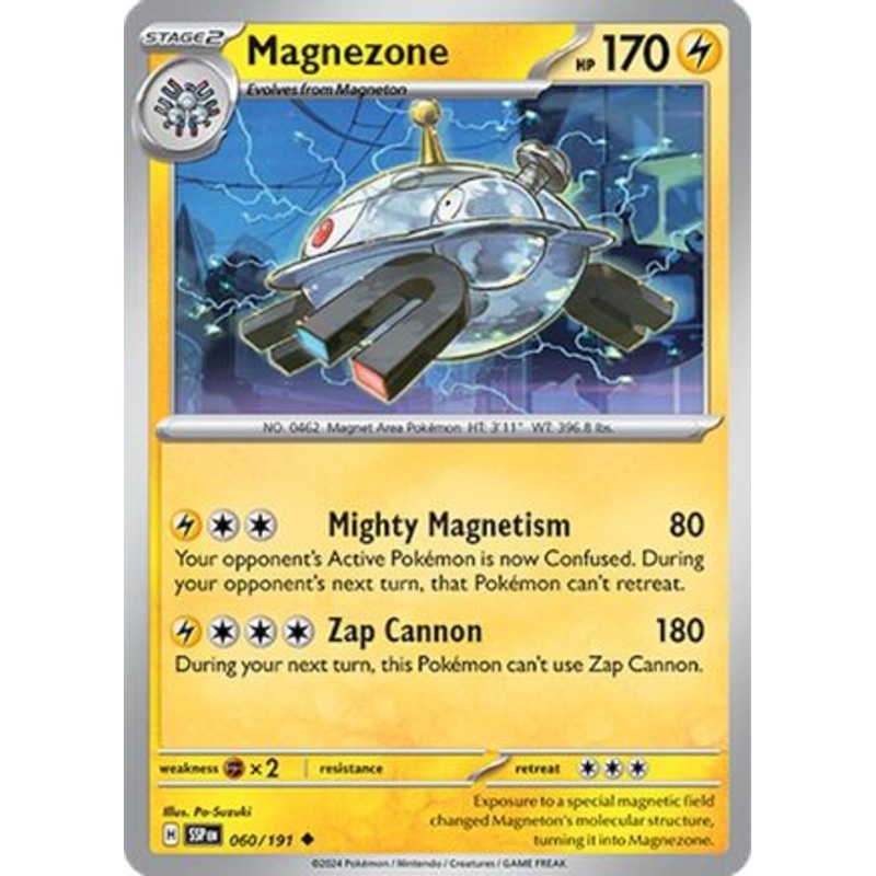 Magnezone 060/191  - Reverse Holofoil SV08 Surging Sparks - Uncommon