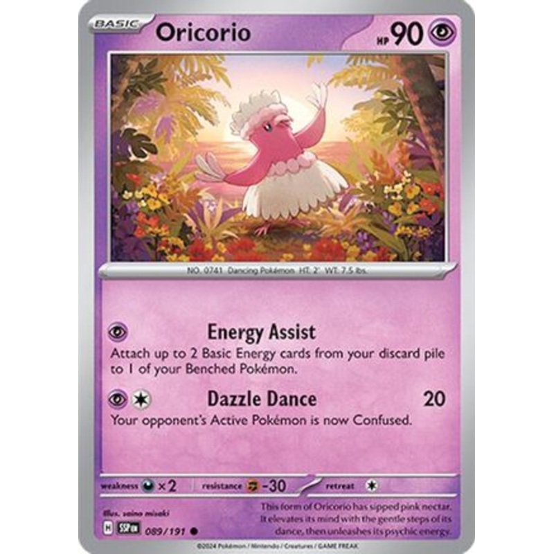Oricorio 089/191  SV08 Surging Sparks - Common