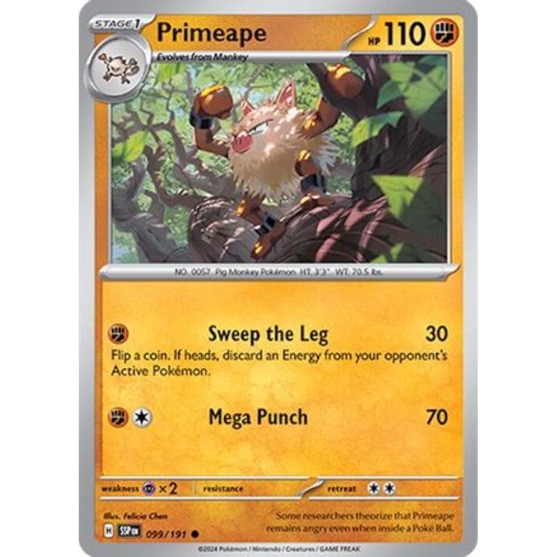 Primeape 099/191  SV08 Surging Sparks - Common