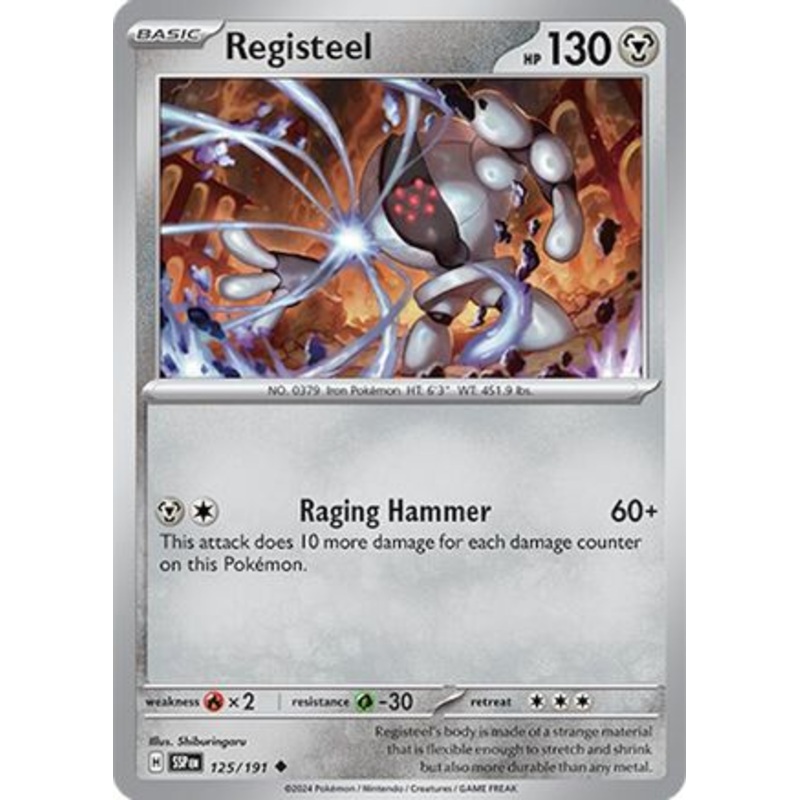 Registeel 125/191  SV08 Surging Sparks - Uncommon