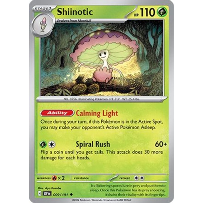 Shiinotic 009/191  SV08 Surging Sparks - Uncommon