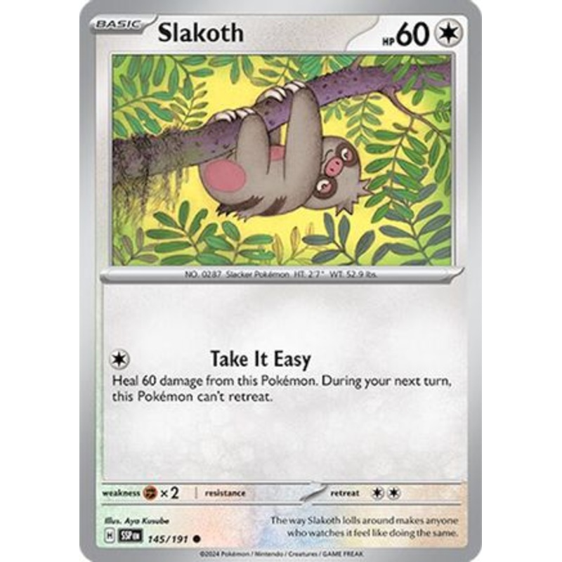 Slakoth 145/191  SV08 Surging Sparks - Common