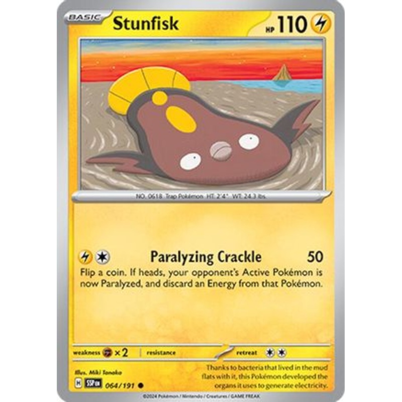 Stunfisk 064/191  SV08 Surging Sparks - Common