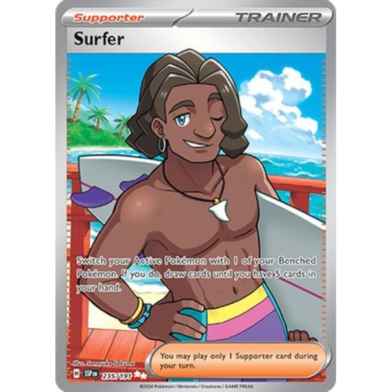 Surfer 235/191  - Holofoil SV08 Surging Sparks - Ultra Rare