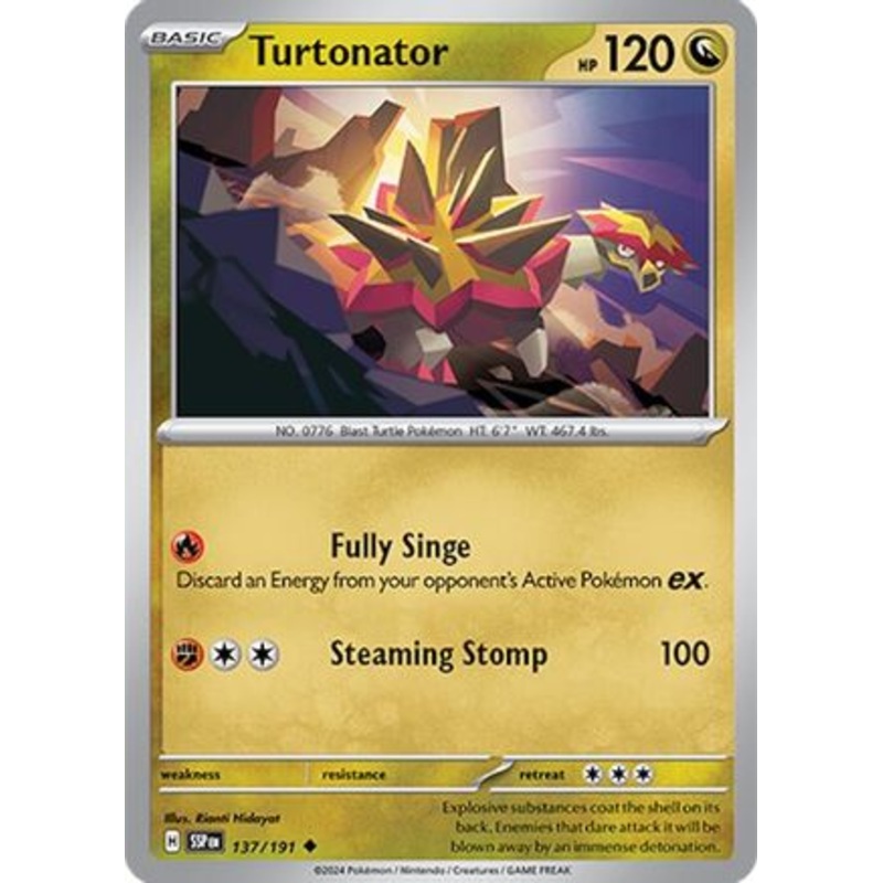 Turtonator 137/191  SV08 Surging Sparks - Uncommon
