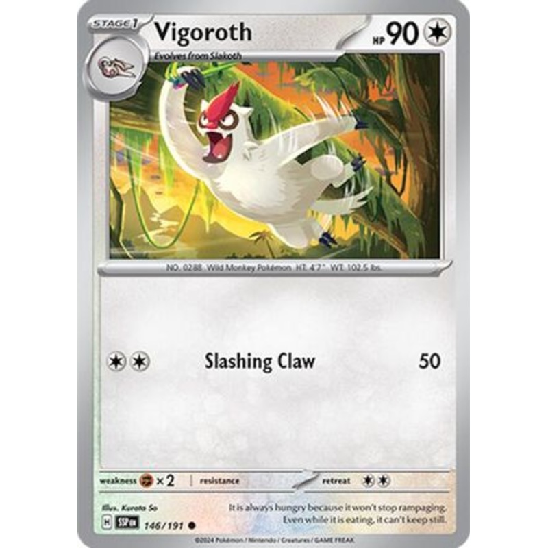 Vigoroth 146/191  SV08 Surging Sparks - Common