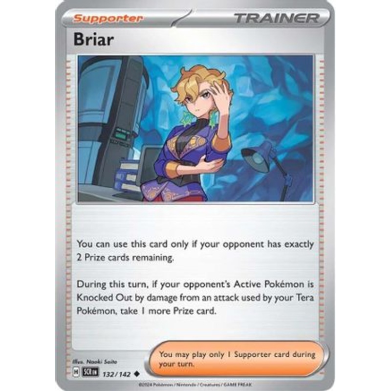 Briar 132/142  - Reverse Holofoil SV07 Stellar Crown - Uncommon