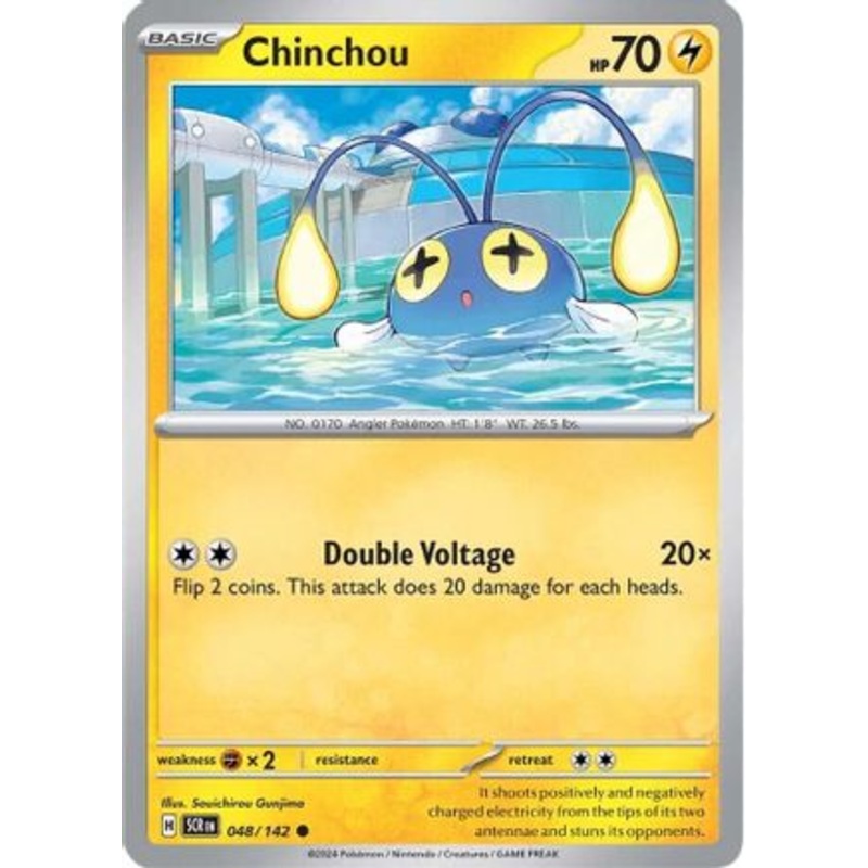 Chinchou 048/142  SV07 Stellar Crown - Common